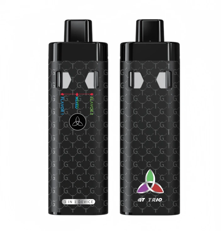 CBD/THC/مائع ڈائمنڈ/لائیو رال کے لیے DV20A ڈوئل فلیور ڈسپوز ایبل ویپ پین